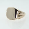 Antique 9ct Rose Gold Shield Signet Ring