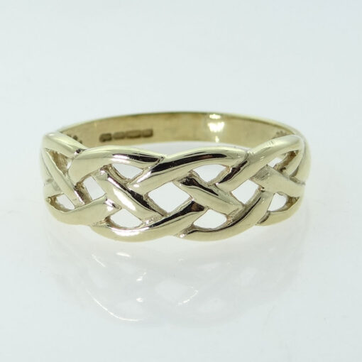 9ct Gold Weave Band Ring
