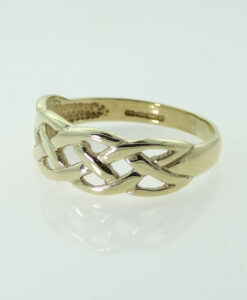 Solid 9ct Gold Weave Band Ring