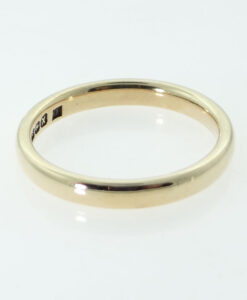 Vintage 9ct Rose Gold Wedding Band Ring