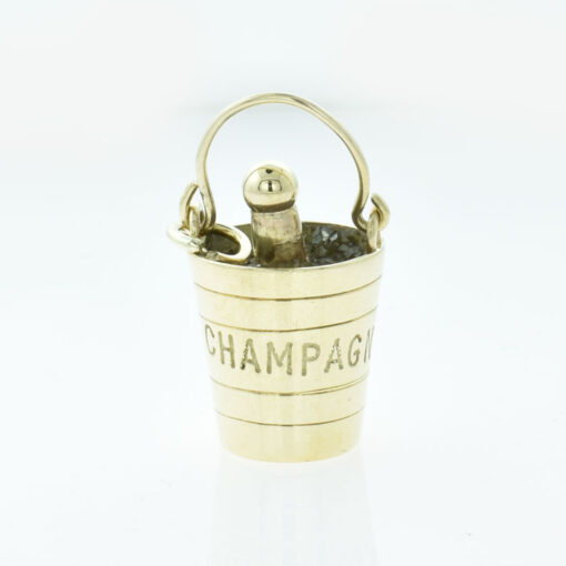 9ct Gold Champagne Bucket Charm