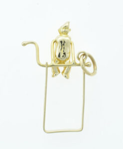 Vintage 9ct Gold Rotating Acrobat Charm - London 1955