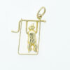 Vintage 9ct Gold Rotating Acrobat Charm - London 1955