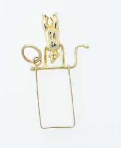 Vintage 9ct Gold Rotating Acrobat Charm - London 1955