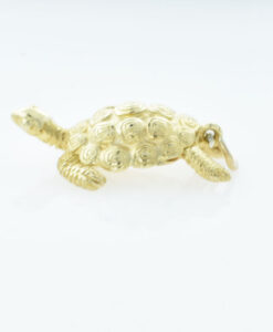 Vintage 9ct Gold Turtle Charm or Pendant