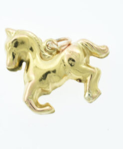 Vintage 9ct Gold Horse Pendant by Georg Jensen
