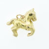 Vintage 9ct Gold Horse Pendant by Georg Jensen