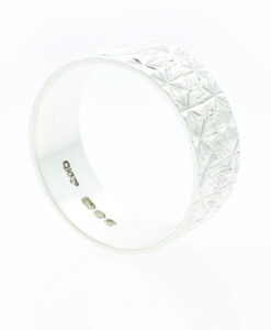 Sterling Silver Star Band Ring