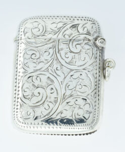 Antique Sterling Silver Vesta Case Birmingham 1910