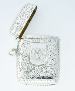 Antique Sterling Silver Vesta Case Birmingham 1910