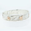 Rose Gold and Sterling Silver Scottish Bangle