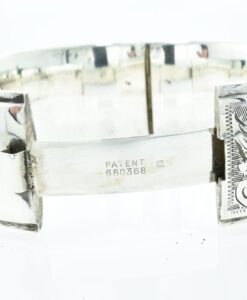 Wide Sterling Silver Bangle