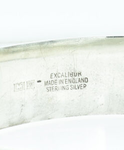 Vintage Sterling Silver and Rose Gold Bangle