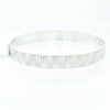Vintage Sterling Silver Round Bangle Dated 1975