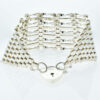 Sterling Silver Nine Bar Gate Bracelet