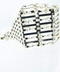 Sterling Silver Nine Bar Gate Bracelet