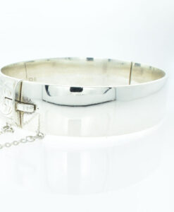 Vintage Solid Sterling Silver Bangle dated 1976