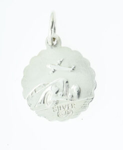 Georg Jensen Silver St Christopher Travel Charm Pendant