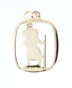 9ct Rose Gold Openwork St Christopher by Georg Jensen