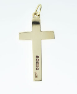 Edwardian Rose Gold Cross Dated 1910