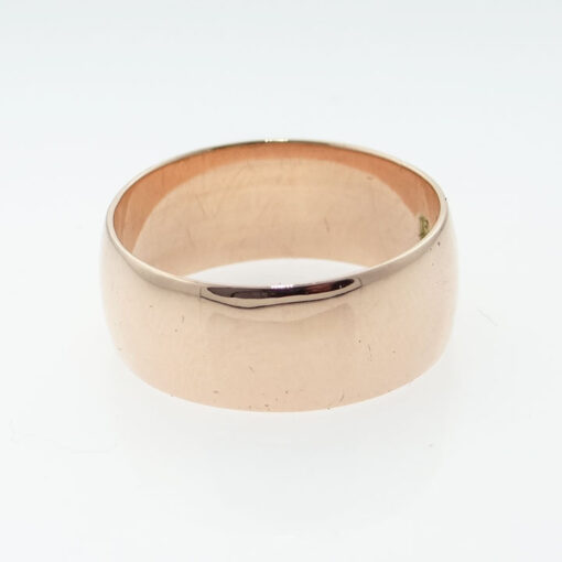 Antique Rose Gold 8mm Wedding Ring