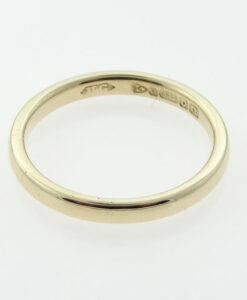 Fidelity 9ct Yellow Gold Band Ring Hallmarked 1946