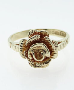 Vintage Gold Rose Ring
