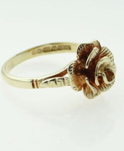 Vintage Gold Rose Ring