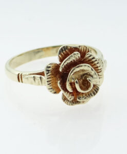 Vintage Gold Rose Ring