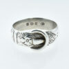 Sterling Silver Buckle Ring