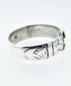 Silver Buckle Ring