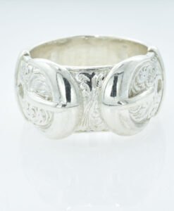 Gent's Sterling Silver Buckle Ring 18.7g