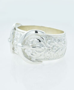 Gent's Sterling Silver Buckle Ring 13.6g