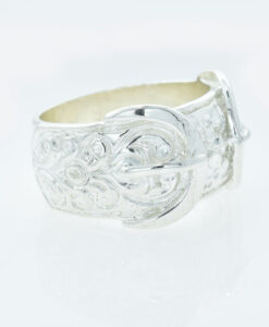 Gent's Sterling Silver Buckle Ring 13.6g