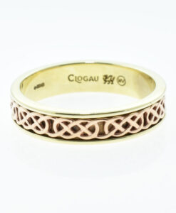 Clogau Yellow and Rose Gold Annwyl Ring