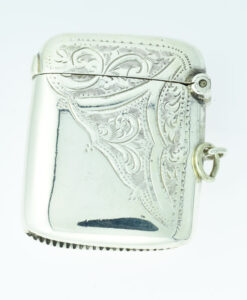 Antique Sterling Silver Vesta Case Birmingham 1904