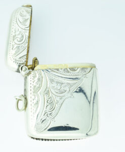 Antique Sterling Silver Vesta Case Birmingham 1904