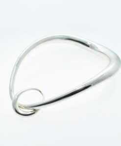 Georg Jensen Sterling Silver Bangle & Charm