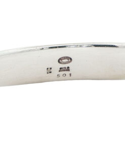 Georg Jensen Sterling Silver Curve Bangle #501
