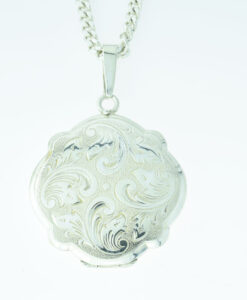 Sterling Silver Locket with Chain