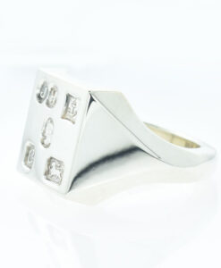 Gents Sterling Silver Signet Ring 1973