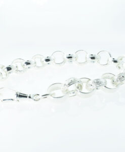 GENTS SOLID SILVER BELCHER LINK BRACELET