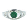 Sterling Silver Malachite Bangle