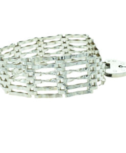 Vintage Six Bar Gate Bracelet in Sterling Silver