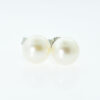 Sterling Silver Pearl Stud Earrings