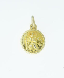 Dinky Gold St Christopher by Georg Jensen