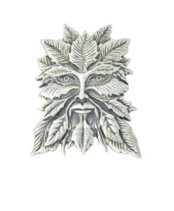 Green Man Pendant in Sterling Silver