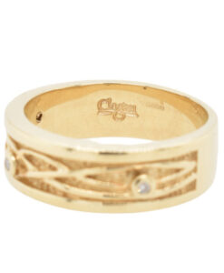 Clogau 9ct Gold Diamond Band Ring