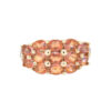 9ct Gold Diamond and Azotic Topaz Ring