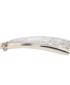 Antique Sterling Silver Curved Card Case